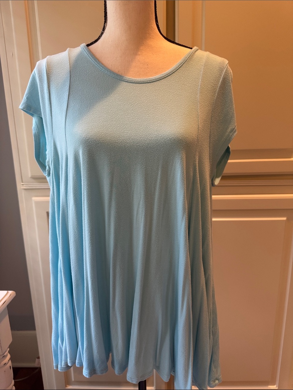 JEM Light Blue Swing Tunic Top